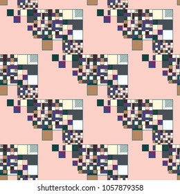 Abstract color seamless pattern for new background.