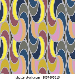 Abstract color seamless pattern for new background.