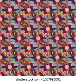 Abstract color seamless pattern for new background.