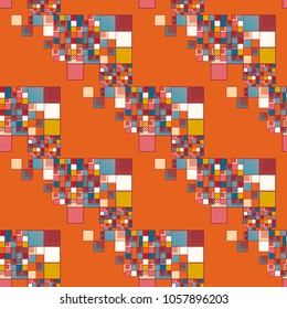 Abstract color seamless pattern for new background.