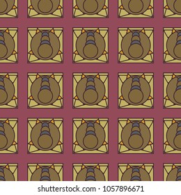 Abstract color seamless pattern for new background.