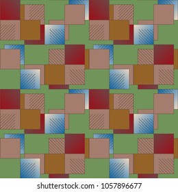 Abstract color seamless pattern for new background.