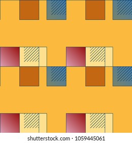 Abstract color seamless pattern for new background.