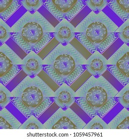 Abstract color seamless pattern for new background.