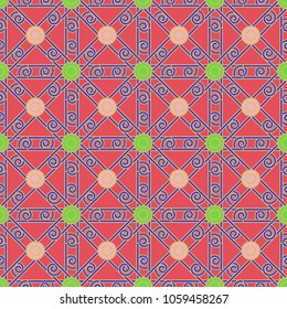 Abstract color seamless pattern for new background.