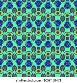Abstract color seamless pattern for new background.