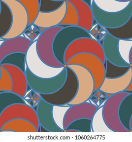 Abstract color seamless pattern for new background.
