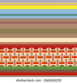 Abstract color seamless pattern for new background.