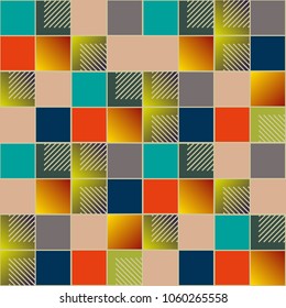 Abstract color seamless pattern for new background.