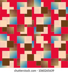 Abstract color seamless pattern for new background.