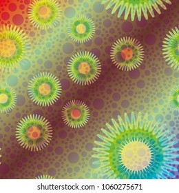 Abstract color seamless pattern for new background.