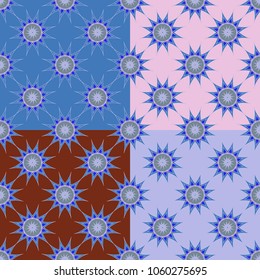 Abstract color seamless pattern for new background.