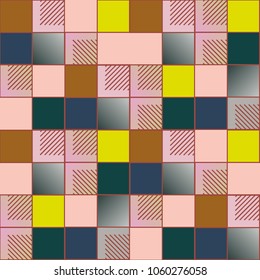 Abstract color seamless pattern for new background.