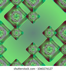 Abstract color seamless pattern for new background.