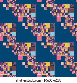Abstract color seamless pattern for new background.