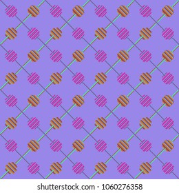 Abstract color seamless pattern for new background.