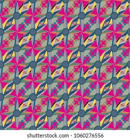 Abstract color seamless pattern for new background.