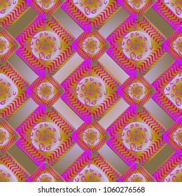 Abstract color seamless pattern for new background.