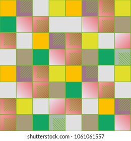 Abstract color seamless pattern for new background.