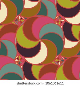 Abstract color seamless pattern for new background.