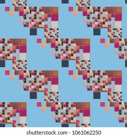 Abstract color seamless pattern for new background.