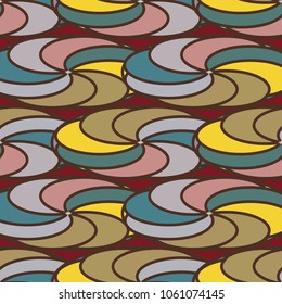 Abstract color seamless pattern for new background.