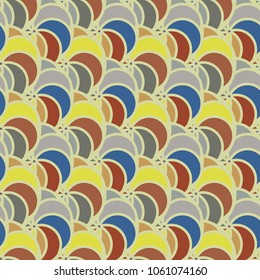 Abstract color seamless pattern for new background.