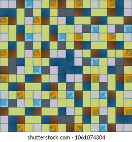 Abstract color seamless pattern for new background.