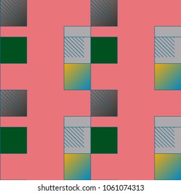 Abstract color seamless pattern for new background.