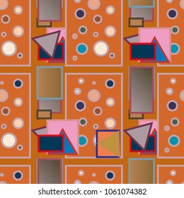 Abstract color seamless pattern for new background.