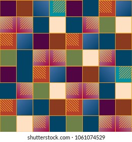 Abstract color seamless pattern for new background.