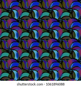 Abstract color seamless pattern for new background.