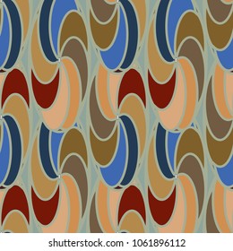 Abstract color seamless pattern for new background.