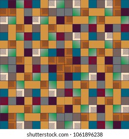 Abstract color seamless pattern for new background.