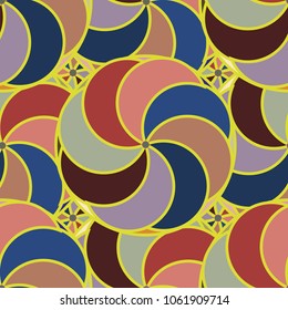 Abstract color seamless pattern for new background.