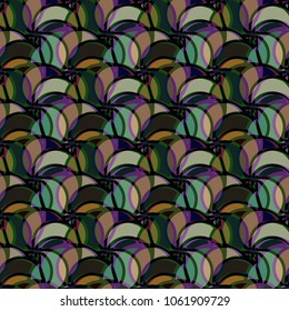 Abstract color seamless pattern for new background.