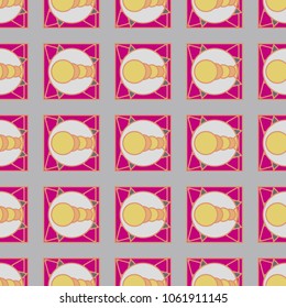 Abstract color seamless pattern for new background.