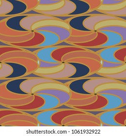 Abstract color seamless pattern for new background.