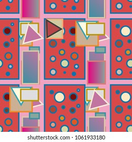 Abstract color seamless pattern for new background.