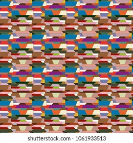 Abstract color seamless pattern for new background.