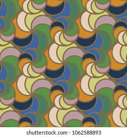 Abstract color seamless pattern for new background.