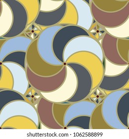 Abstract color seamless pattern for new background.