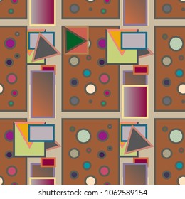 Abstract color seamless pattern for new background.