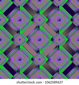 Abstract color seamless pattern for new background.