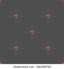 Abstract color seamless pattern for new background.