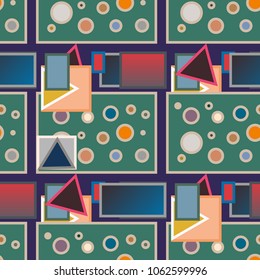 Abstract color seamless pattern for new background.