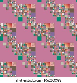 Abstract color seamless pattern for new background.