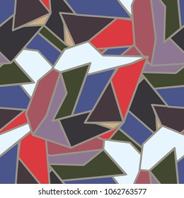 Abstract color seamless pattern for new background.