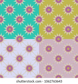 Abstract color seamless pattern for new background.