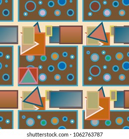 Abstract color seamless pattern for new background.